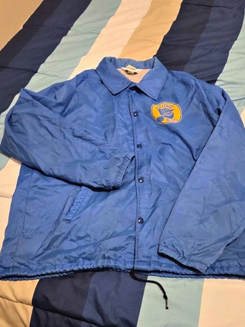 St. Louis Blues Starter jacket Blue XL Jacket - G III Sports - 80s Retro